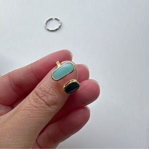 Women's fashion accessories set - 2 rings+1 earrings